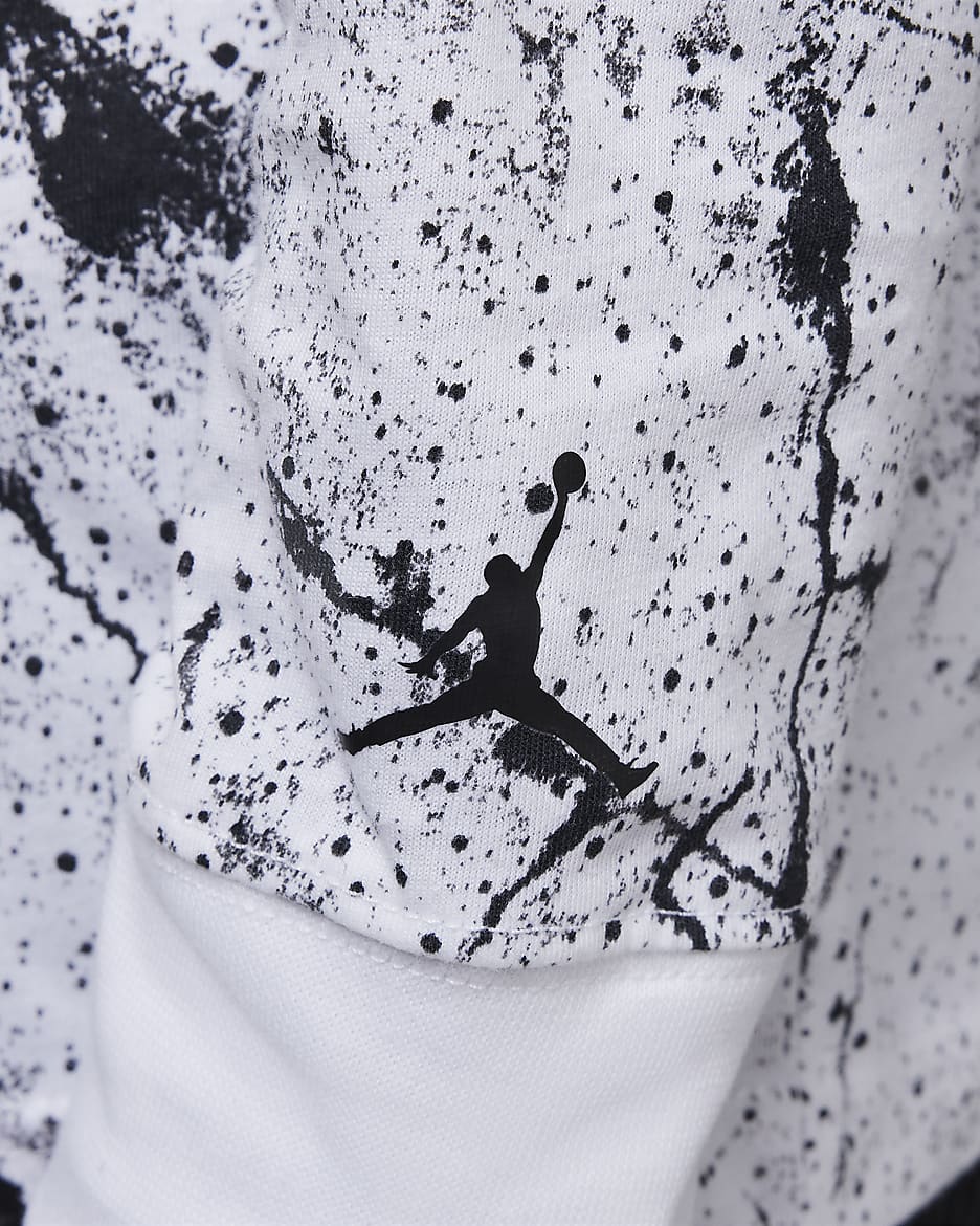 Jordan Big Kids Jumpman Cement Long Sleeve T Shirt. Nike